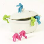 Silicontopfheber mit Hitzeschutz – Praktischer Deckelhalter – Bild 2