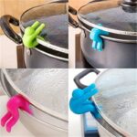 Silicontopfheber mit Hitzeschutz – Praktischer Deckelhalter – Bild 9