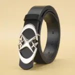 Punk-Gürtel mit Kreuz-Stern-Schnalle – Gothic Unisex Style – Bild 5