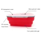 Wiederverwendbare Pizza Frischebox aus Silikon – Bild 4