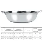 Doppel-Feuer Topf aus Edelstahl – 2 Geschmacksrichtungen in Einem – Bild 6