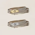 Koreanischer Slim-Gürtel – Schicker Damen-Gürtel mit Gold-Schnalle – Bild 4