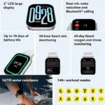 Xiaomi Redmi Watch 5 Active – Smartwatch mit Bluetooth-Calling & 18 Tage Akku – Bild 2