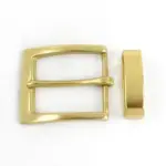 Messing-Gürtelschnalle 40mm – Blumenmuster für Leder & Taschen – Bild 10