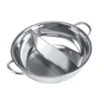 Doppel-Feuer Topf aus Edelstahl – 2 Geschmacksrichtungen in Einem – Bild 4