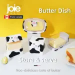 Stylische MooMoo Butterdose mit Deckel – Frischehaltung für Butter & Käse – Bild 6
