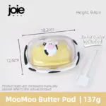 Stylische MooMoo Butterdose mit Deckel – Frischehaltung für Butter & Käse – Bild 7