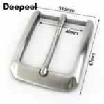 Edler Gürtelschnallen-Deko – 40mm Stahl-Buckle für Herren – Bild 5