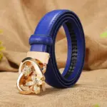 Luxus-Damen-Gürtel – Candy-Farben mit Automatik-Schnalle – Bild 8