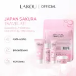 Sakura Pflegeset – Strahlende Haut mit Cleanser, Serum & Cream – Bild 2