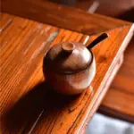 Holz-Gewürzdose mit Deckel – Vintage Salz- & Gewürzbehälter – Bild 5