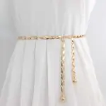 Geometrischer Metall-Kettengürtel – Trendiger Taillenschmuck