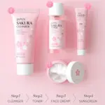 Sakura Pflegeset – Strahlende Haut mit Cleanser, Serum & Cream – Bild 5