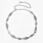 Western-Ketten-Gürtel – Gold/Silber Blatt-Design für Damen – Bild 8