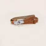 Koreanischer Slim-Gürtel – Schicker Damen-Gürtel mit Gold-Schnalle – Bild 17