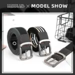 LUDIVIS Canvas-Gürtel – Robuster Unisex-Gürtel für Outdoor & Alltag – Bild 4