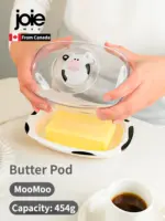 Stylische MooMoo Butterdose mit Deckel – Frischehaltung für Butter & Käse – Bild 2
