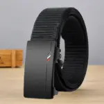 Casual Men's Nylon Belt Woven Canvas Breathable Automatic Buckle Belt For Men Outdoor Sports Strap Fashion Jeans Belt