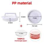 Runde Burgerpresse – Praktische Hackfleischpresse für perfekte Patties – Bild 10