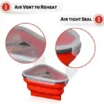 Wiederverwendbare Pizza Frischebox aus Silikon – Bild 3