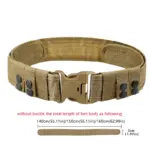 Taktischer Nylon-Gürtel – Outdoor & Sport (5cm Breite) – Bild 6