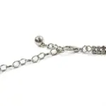 Glitzernder Silber-Ketten-Gürtel – Frei umwickelbarer Bauchschmuck – Bild 5