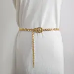 Frauen Ketten-Gürtel – Adjustierbarer Metall-Hüftschmuck – Bild 8