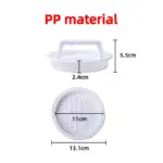 Runde Burgerpresse – Praktische Hackfleischpresse für perfekte Patties – Bild 11