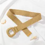 Sommer-Geflochtener Stroh-Gürtel – Retro-Pin-Buckle Design – Bild 2