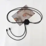 Kamelien-Blumen-Gürtel – Romantischer Taillenschmuck aus Lederband – Bild 8