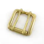 Massiv-Messing Gürtelschnalle 40mm - Klassiker für Herren-Gürtel – Bild 7