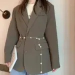 Perlen-Kettengürtel – Schicker Taillenschmuck für Damen (1,2cm)