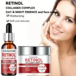 Retinol Pflegeset – Anti-Aging Creme & Serum mit Collagen – Bild 3