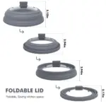 Silicone Spritzschutz für Mikrowelle – BPA-frei & hitzebeständig – Bild 5