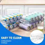 2 stöckiger Getränke Rollorganizer für Kühlschrank – Automatischer Dosierspender – Bild 3