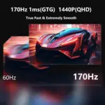 27″ 2K Gaming-Monitor – 170 Hz, 1 ms, IPS, FreeSync – Bild 4