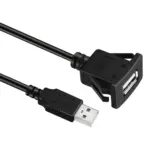 USB 3.0 + AUX Einbau-Verlängerung 1 m (wasserdichtes Kabel) – Bild 10