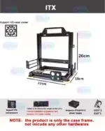 Offenes PC-Gehäuse – Open Frame Rack (ITX/mATX/ATX) – Bild 7