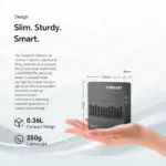 Teclast N10 Mini-PC – Intel N4000, 6 GB RAM, 128 GB + M.2-SSD-Erweiterung – Bild 5