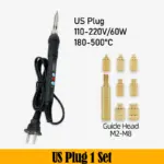 Heat-Set Insert Press + 60 W Lötkolben – M2–M8 für 3D-Druck – Bild 8