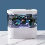 USB Mini-Desktop-Aquarium 1,8 L – LED, Pumpe & Filter
