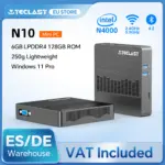 Teclast N10 Mini-PC – Intel N4000, 6 GB RAM, 128 GB + M.2-SSD-Erweiterung