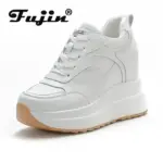 Fujin Plateau-Sneaker 10 cm – Echtleder, Chunky, Sommer/Herbst