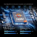 ACEMAGIC E3B Mini-PC – Ryzen 5 7430U, 16 GB RAM, 512 GB SSD, 4K Triple-Display – Bild 2