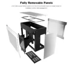 Lian Li A4-H2O (PCIe 4.0) – Mini-ITX Case mit 240-mm-AIO-Support – Bild 4