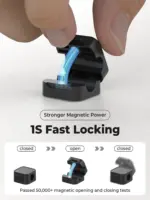 Magnetische Kabel-Clips – selbstklebender Kabelhalter (7 mm) – Bild 2