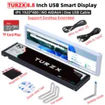 8,8″ USB-Sekundärdisplay (1920×480) – IPS, Type-C