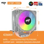 CPU-Tower-Kühler 90 mm RGB – Intel/AMD – Bild 7