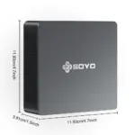 SOYO M4 Pro Mini-PC – Intel N150, 16 GB, 512 GB, Wi-Fi 6 – Bild 2