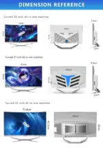 All-in-One PC 24/27/32″ – i3/i5/i7, FHD, Curved – Bild 6